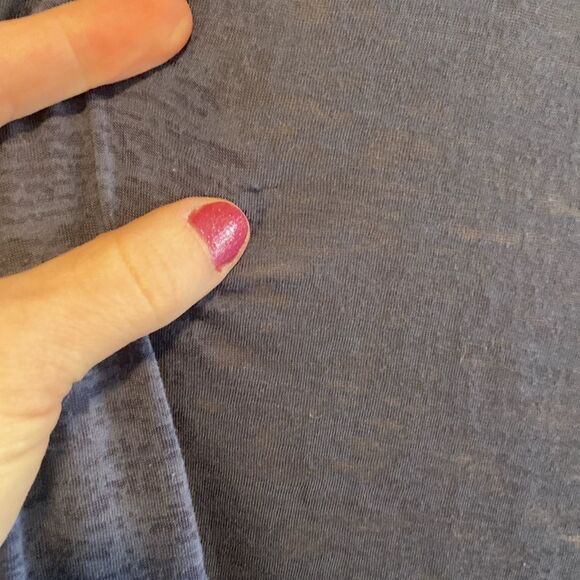 Lululemon Blue Lightweight Opaque Open Back Long Sleeve Athletic Tee Size Medium - Picture 4 of 8